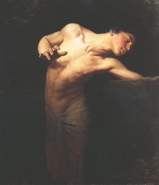 Gyula Benczur Narcissus oil painting image